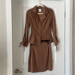 2 piece shirt and top/jacket set